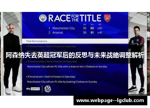 阿森纳失去英超冠军后的反思与未来战略调整解析